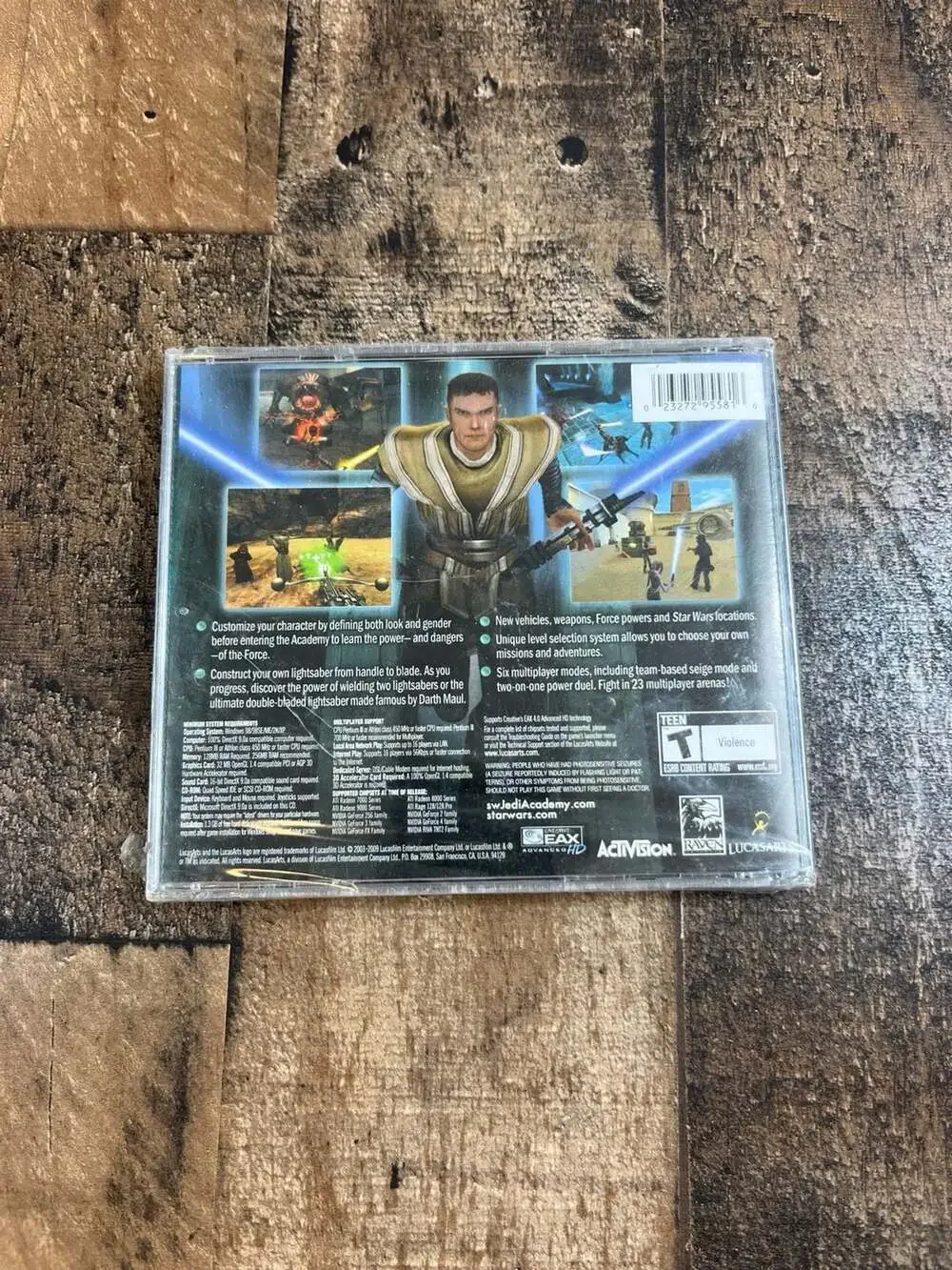 Star Wars Jedi Knight:‎ Jedi Academy (PC CD-ROM, 2003) Jewel Case Edition